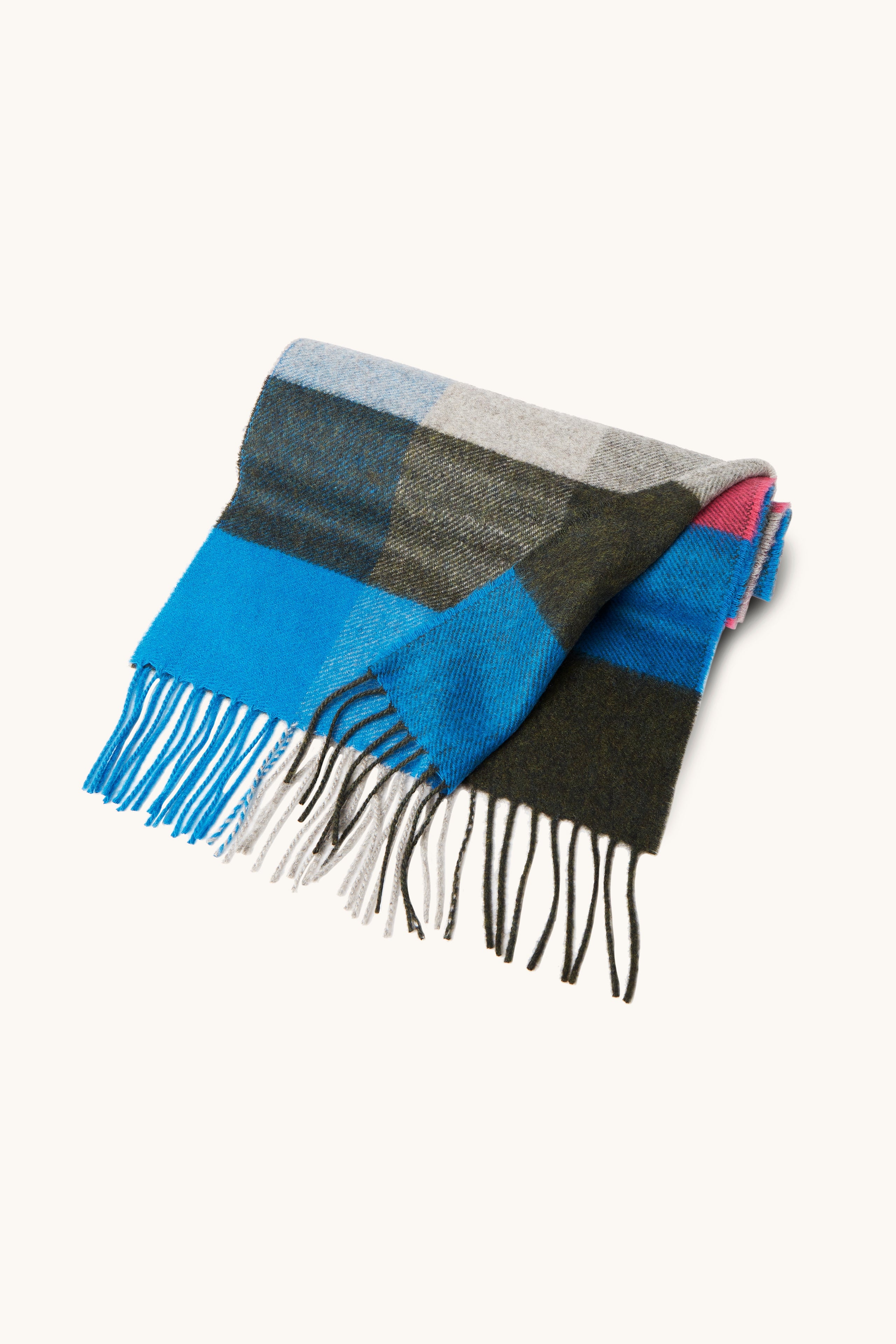 Cashmere Scarf-Multi Color Pink