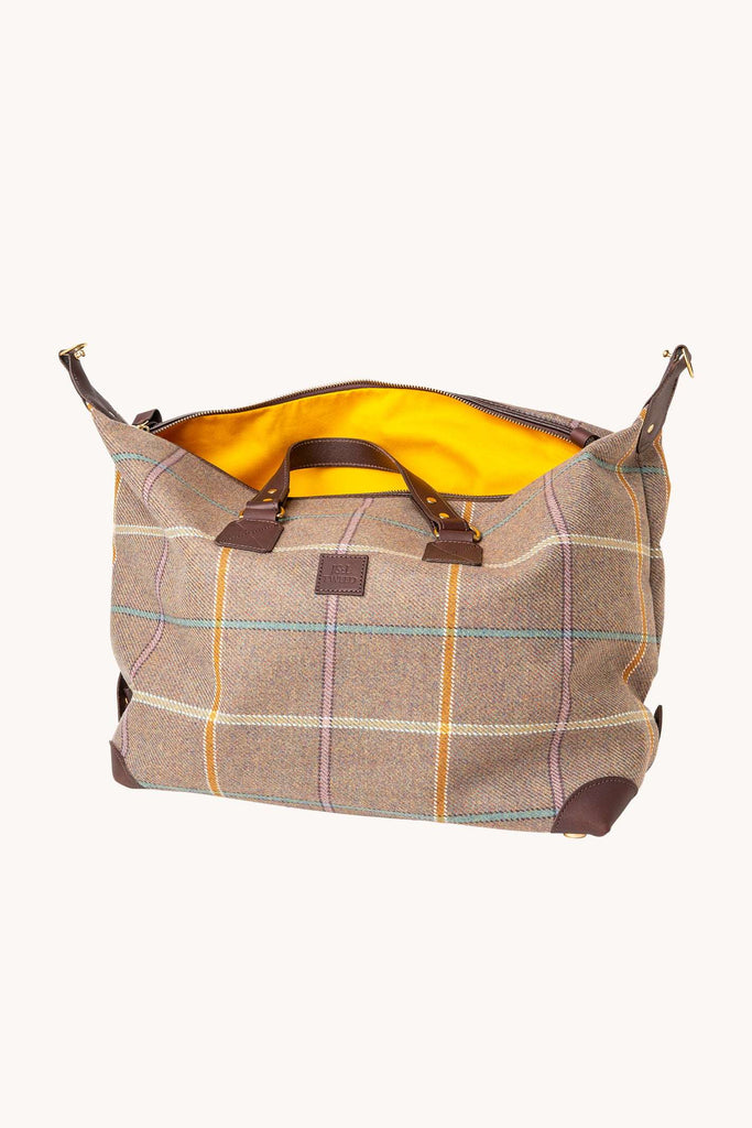 Chambers Tweed Weekender Bag J L Tweed Shop Now Golspie Lovat